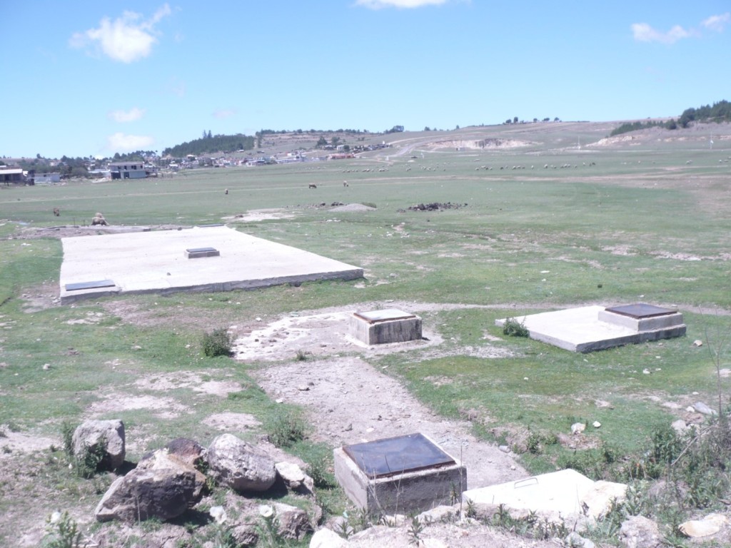 Fosa de Oxidación en Acoculco, municipio de Chignahuapan, Puebla